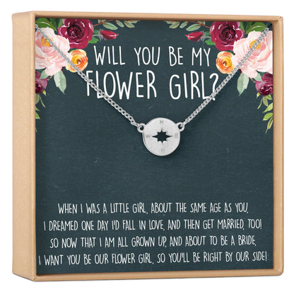 Flower Girl Necklace, Multiple Styles