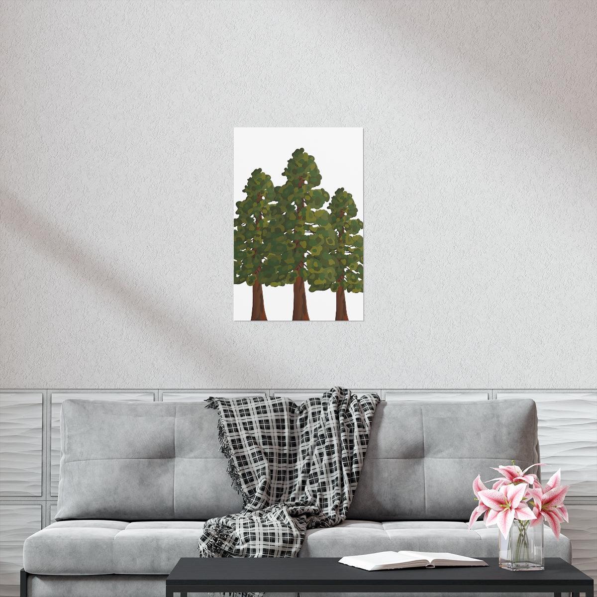 Coastal Redwood Print – Unframed Wall Art