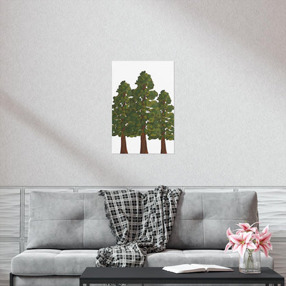 Coastal Redwood Print – Unframed Wall Art