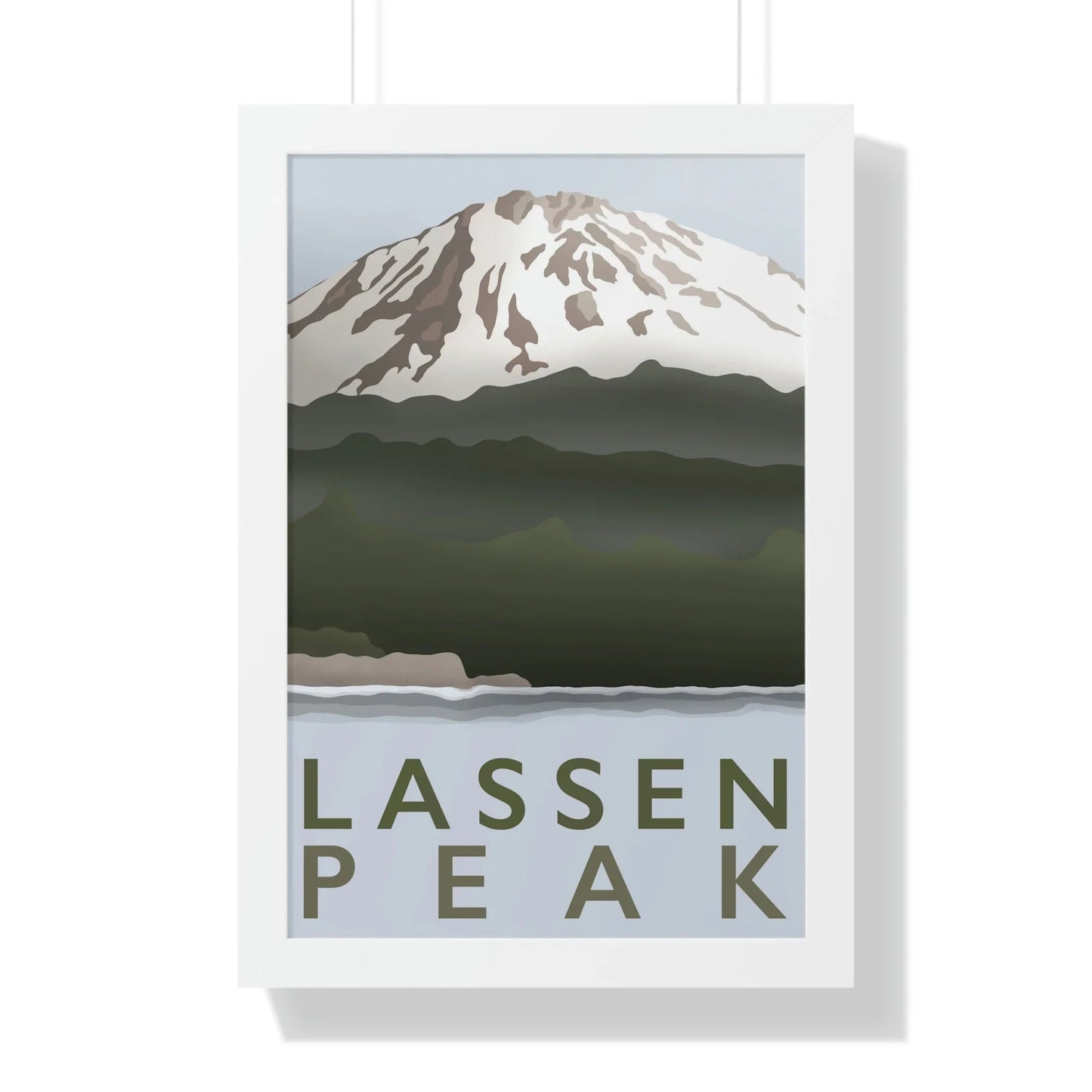 Lassen Peak Framed Print – Wall Art