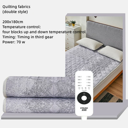Mites Control Heating Pad Dormitory Single Electric Mattress Dual Electric Blanket