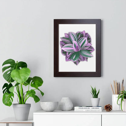 Tradescantia Nanouk Framed Print – Botanical Wall Art