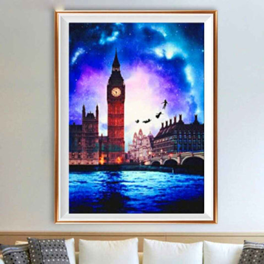 DIY Lighthouse Diamond Painting Full Diamond Embroidery 5D Rubik's Cube Round Diamond Home Decoration