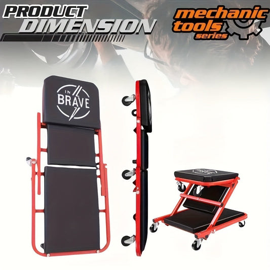 Pro-Series 3-in-1 Foldable Mechanic Creeper & Repair Platform | 550lbs Capacity