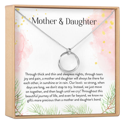 Mother & Daughter Necklace, Multiple Styles