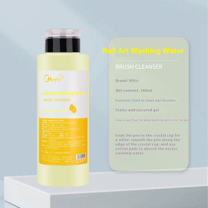 Nail Art Press Bottle Nail Remover Cleaning Solution