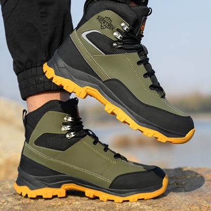 Steel Toes Work Shoes for Men Premium Microfiber Water Resistant Slip Resistant Industrial Safety Steel Toe Work Boots