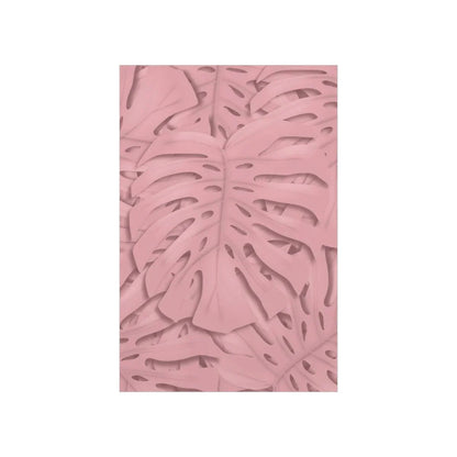 Soft Pink Monstera Botanical Print – Unframed Wall Art