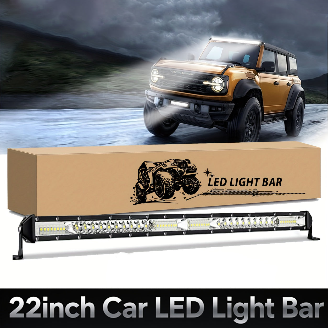 Pro-Series LED Off-Road Light Bar & Work Light Pods | 4" - 21" Weatherproof Lighting Kits
