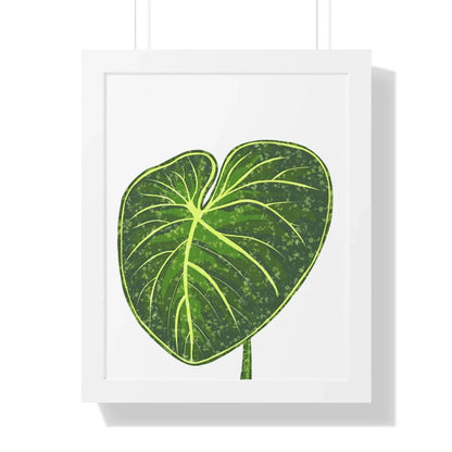 Philodendron Gloriosum Framed Print – Botanical Wall Art