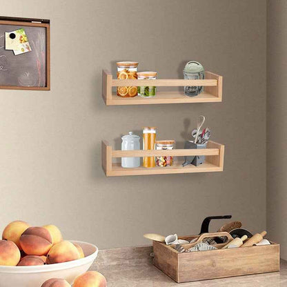 Simple Wooden Creative Children's Bedroom Wall Book Shelf