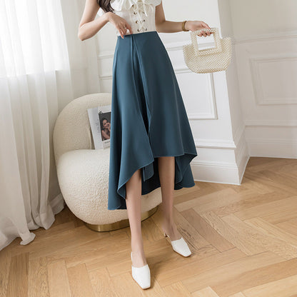 Women's Skirt With High Waist And Slim Design