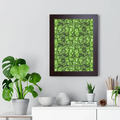 Aglaonema Pictum Framed Print – Botanical Wall Art