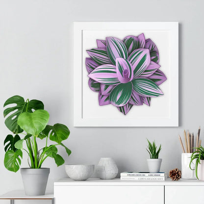 Tradescantia Nanouk Framed Print – Botanical Wall Art