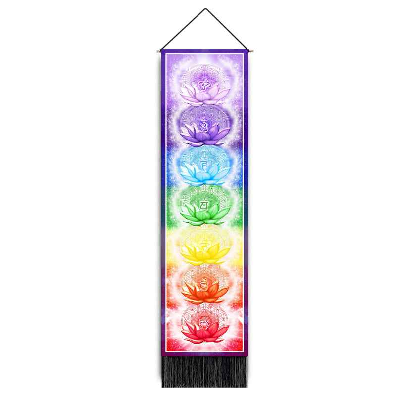 Decorative Hanging Paintings Printed Home Decor Wall Hangings Tassel Tapestries