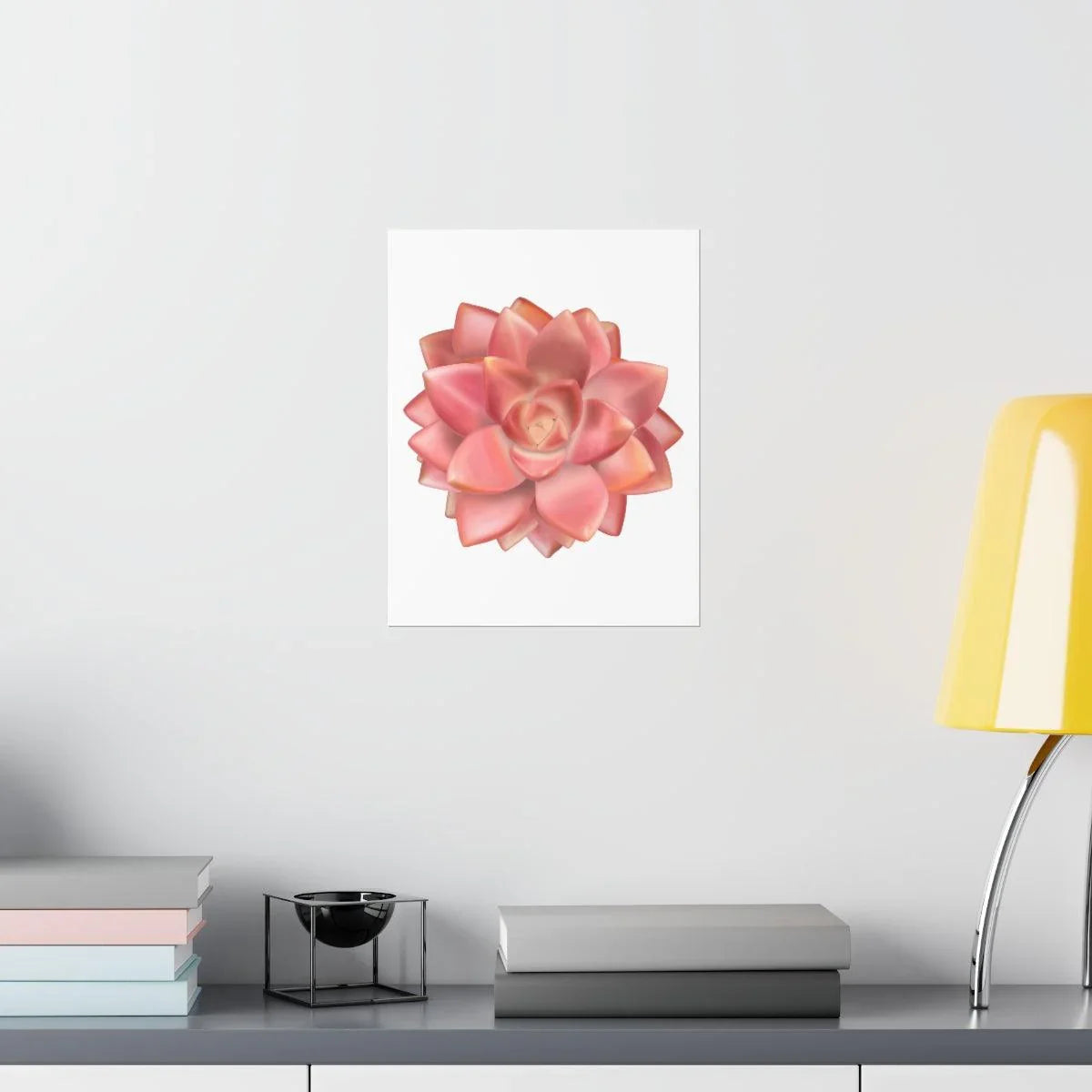 Graptosedum California Sunset Succulent Botanical Print – Unframed Wall Art