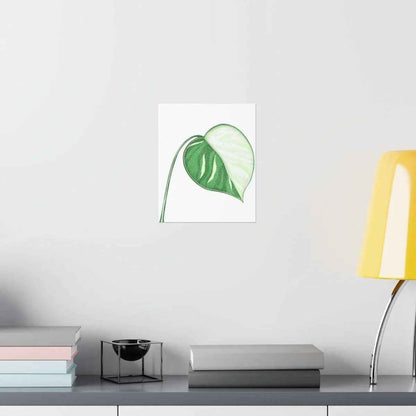 Monstera Albo Botanical Print – Unframed Wall Art