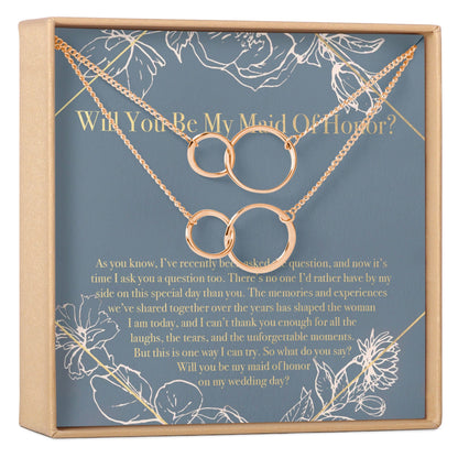 Maid of Honor Necklace, Multiple Styles