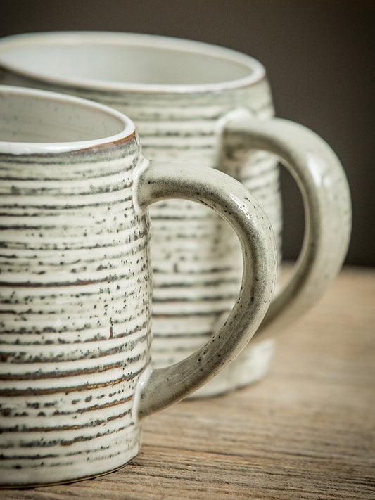 Ceramic Retro Distressed Feeling Japanese Style Big Belly Drinking Cup