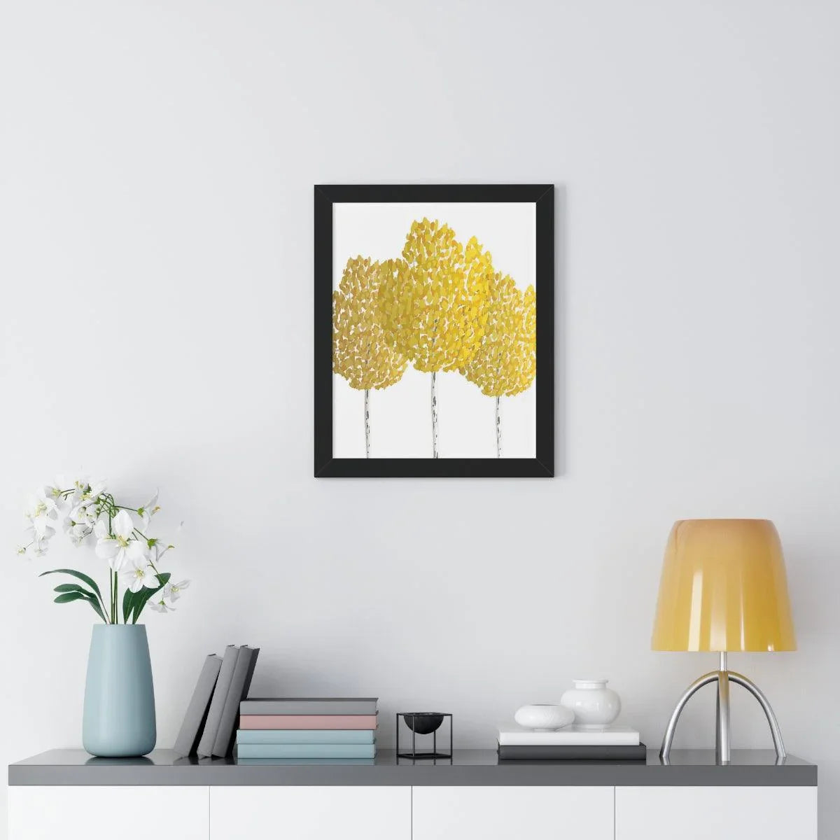 Fall Aspen Framed Print – Wall Art