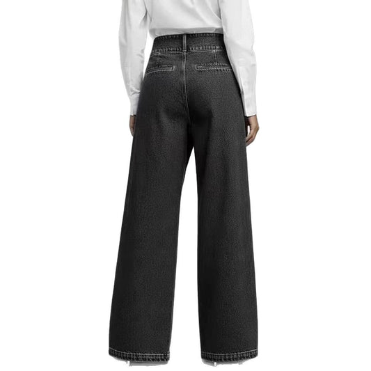 Womens Slim-Straight Leg Fashion Jeans - Versatile High-Quality Denim Trousers