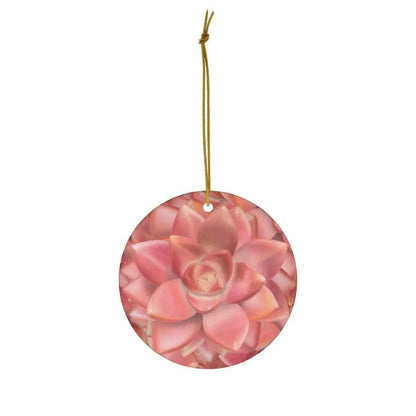 Graptosedum California Sunset Succulent Ceramic Ornament – Holiday Gift