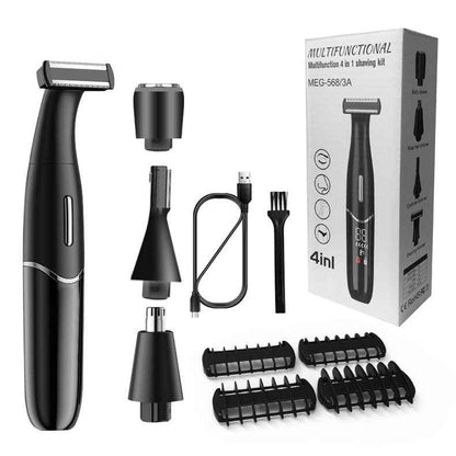 Cross-border Charging Multifunctional Electric Eyebrow Trimmer Private Parts Hair Removal Device