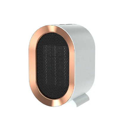 Portable Mini Ceramic Electric Space Heater - 220V Personal Desktop Fan