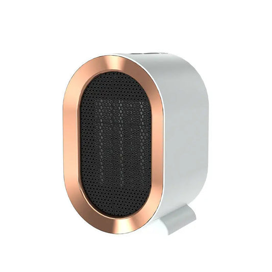 Portable Mini Ceramic Electric Space Heater - 220V Personal Desktop Fan