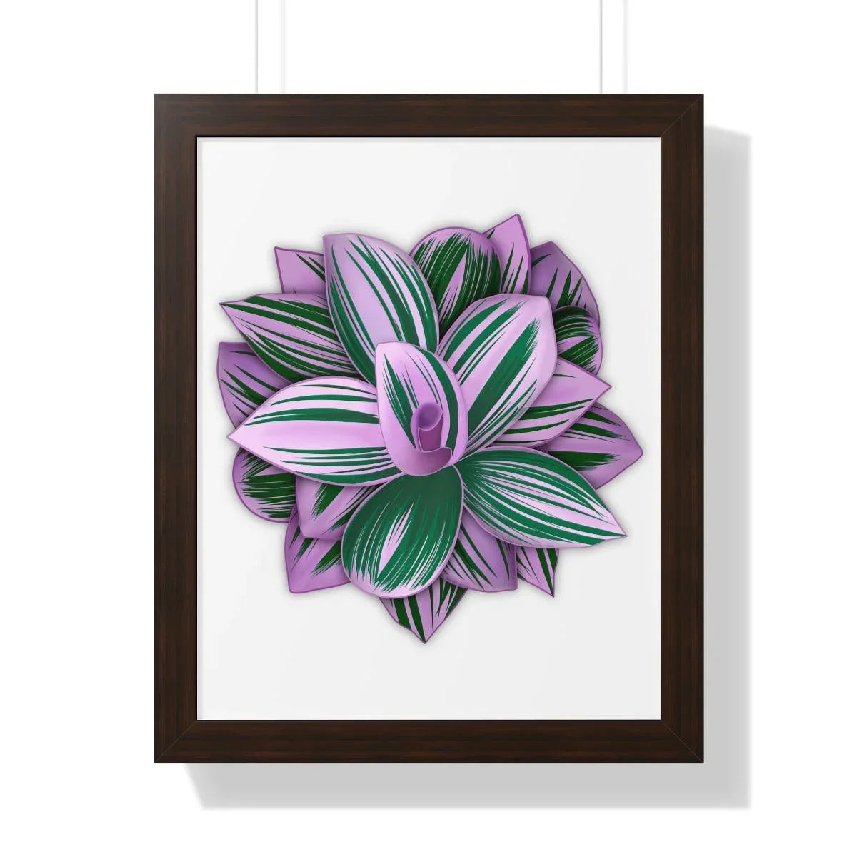 Tradescantia Nanouk Framed Print – Botanical Wall Art