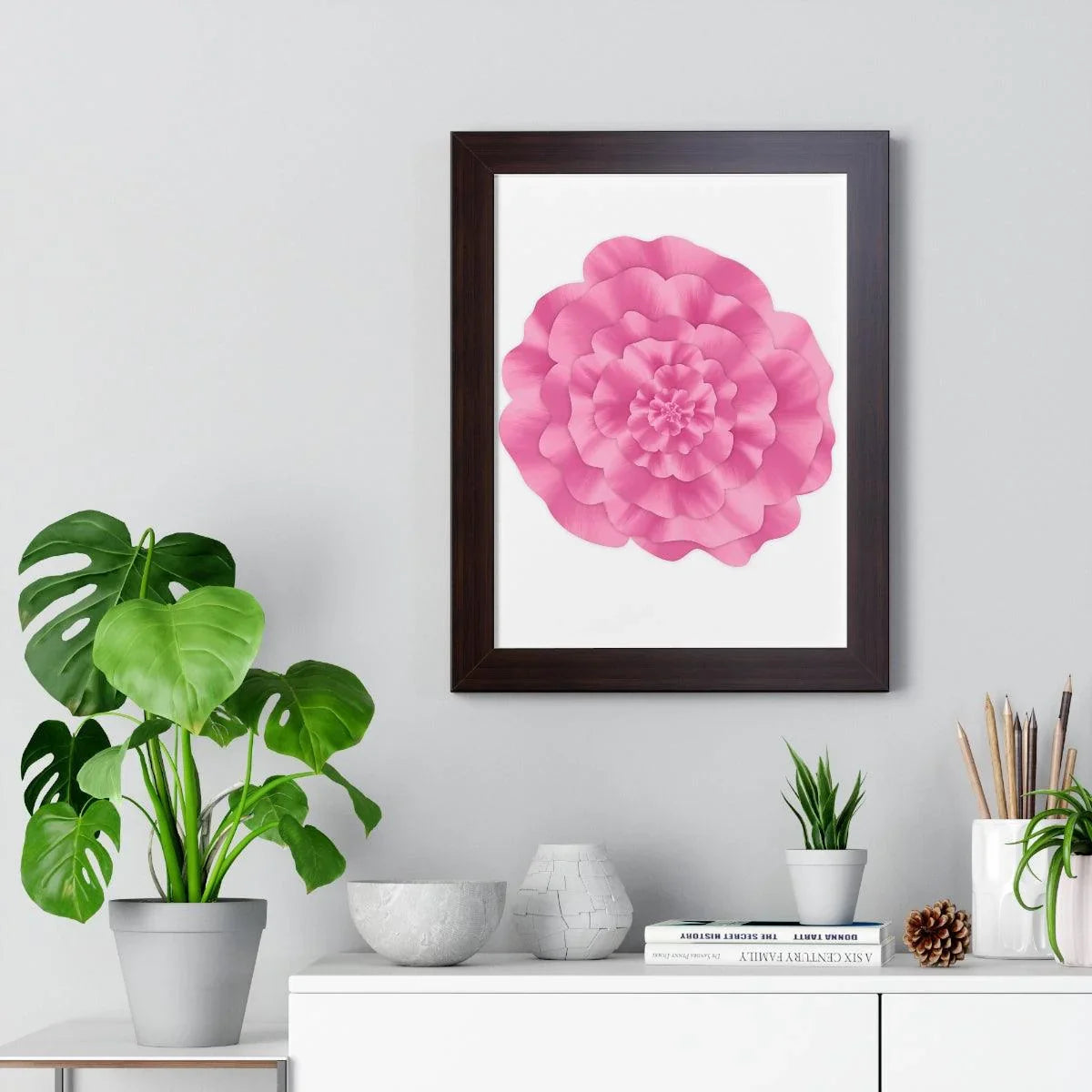 Peony Framed Print – Botanical Wall Art
