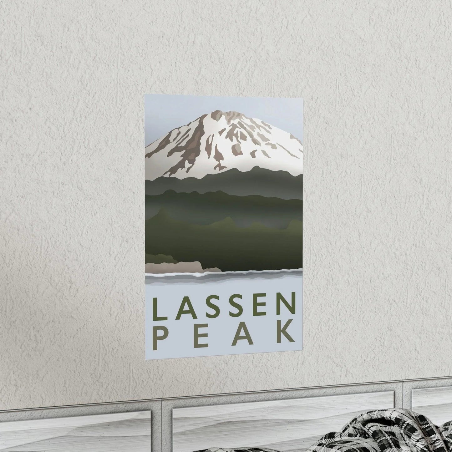 Lassen Peak Print – Unframed Wall Art