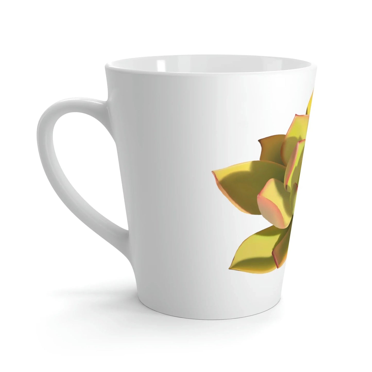 Noble Aeonium Succulent Ceramic Mug 12 oz