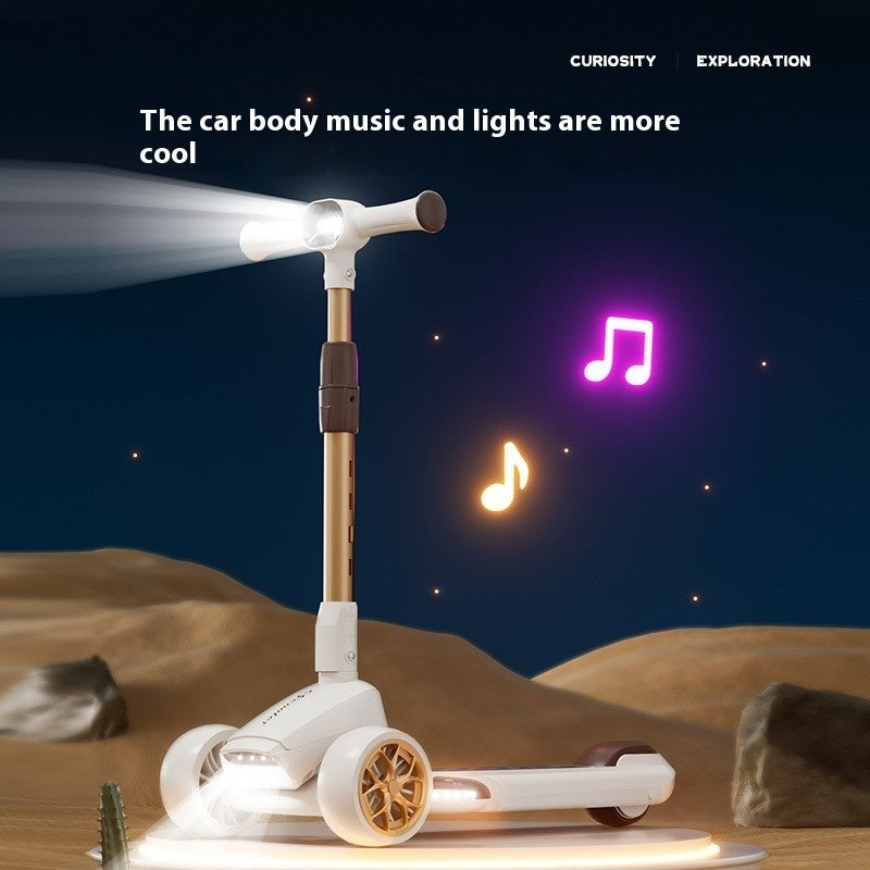 Foldable Scooter Music And Lighting