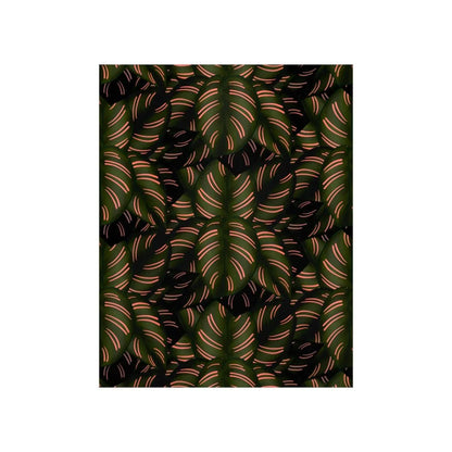 Calathea Pinstripe Botanical Print – Unframed Wall Art
