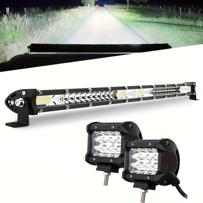 Pro-Series LED Off-Road Light Bar & Work Light Pods | 4" - 21" Weatherproof Lighting Kits