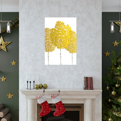 Fall Aspen Print – Unframed Wall Art