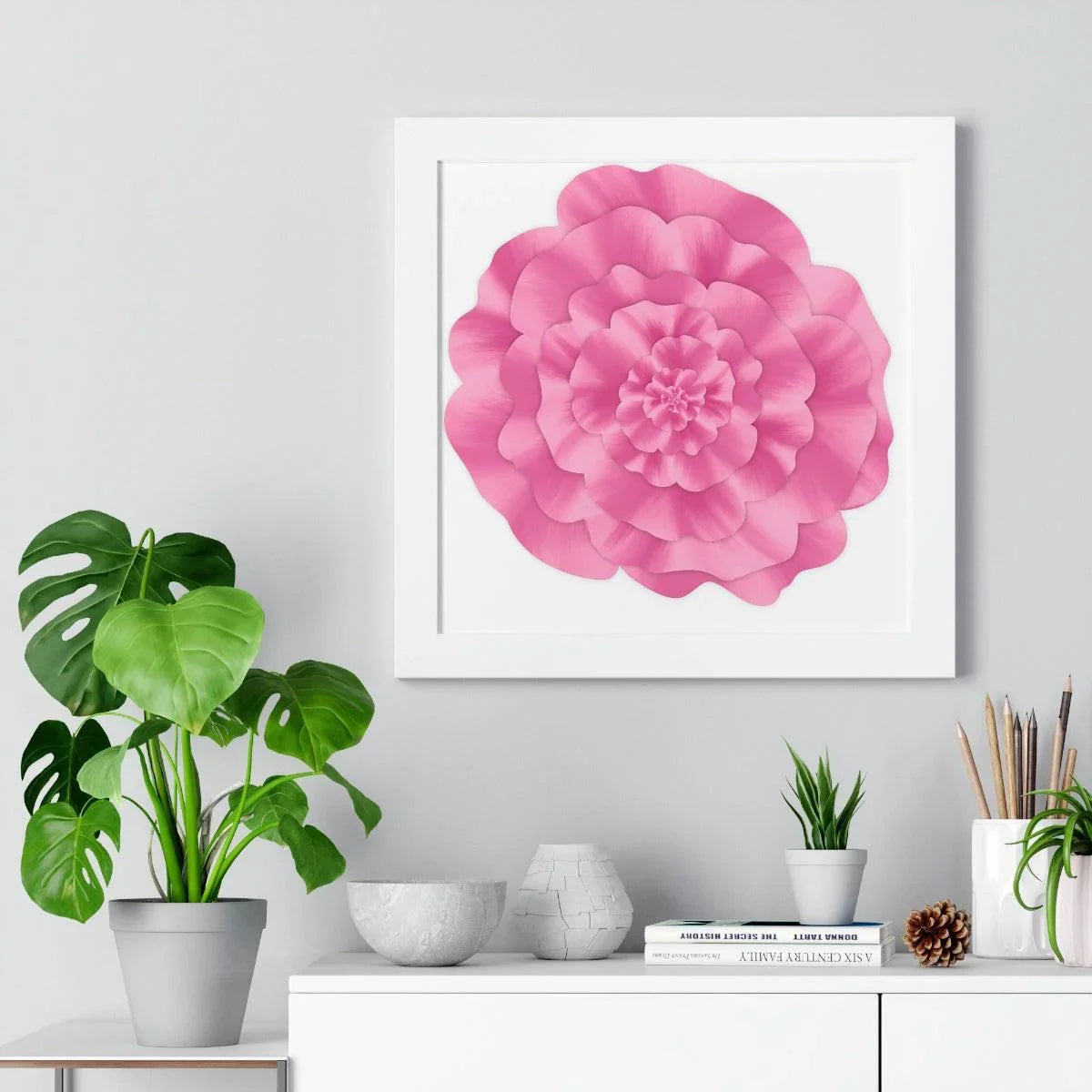 Peony Framed Print – Botanical Wall Art