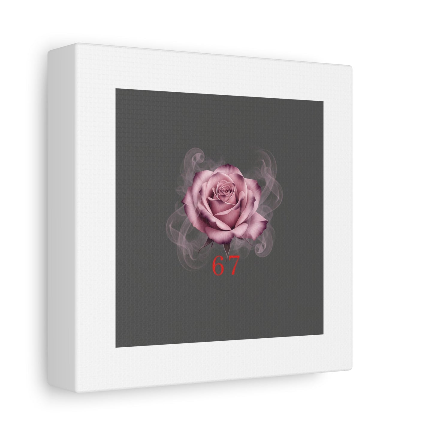 6 7 Valentine's Canvas | Viral Gothic Rose Wall Art | 6 7 Meaning Dark Romance