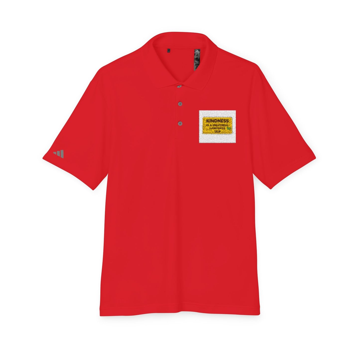 Kindness Is a Universal Language Golf Polo — Motivational Golf Shirt