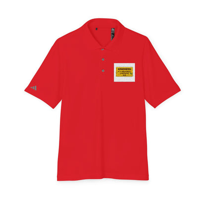Kindness Is a Universal Language Golf Polo — Motivational Golf Shirt
