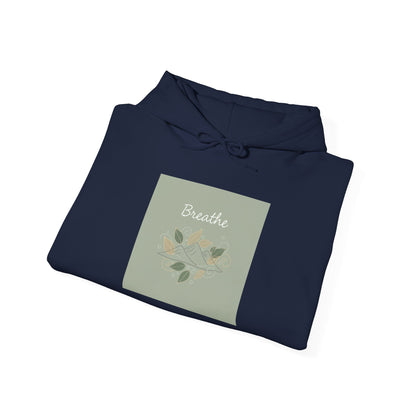 Breathe Leaf Motif Hoodie | nature vibes, forest minimal