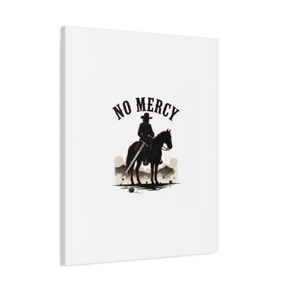 No Mercy Cowboy Skull Canvas | western skull art, gothic Americana