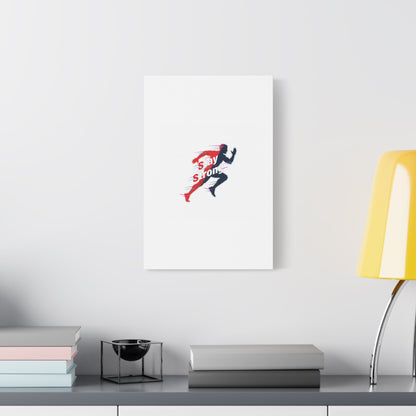Stay Strong Runner Canvas | Fitness Motivation, Gym Wall Art