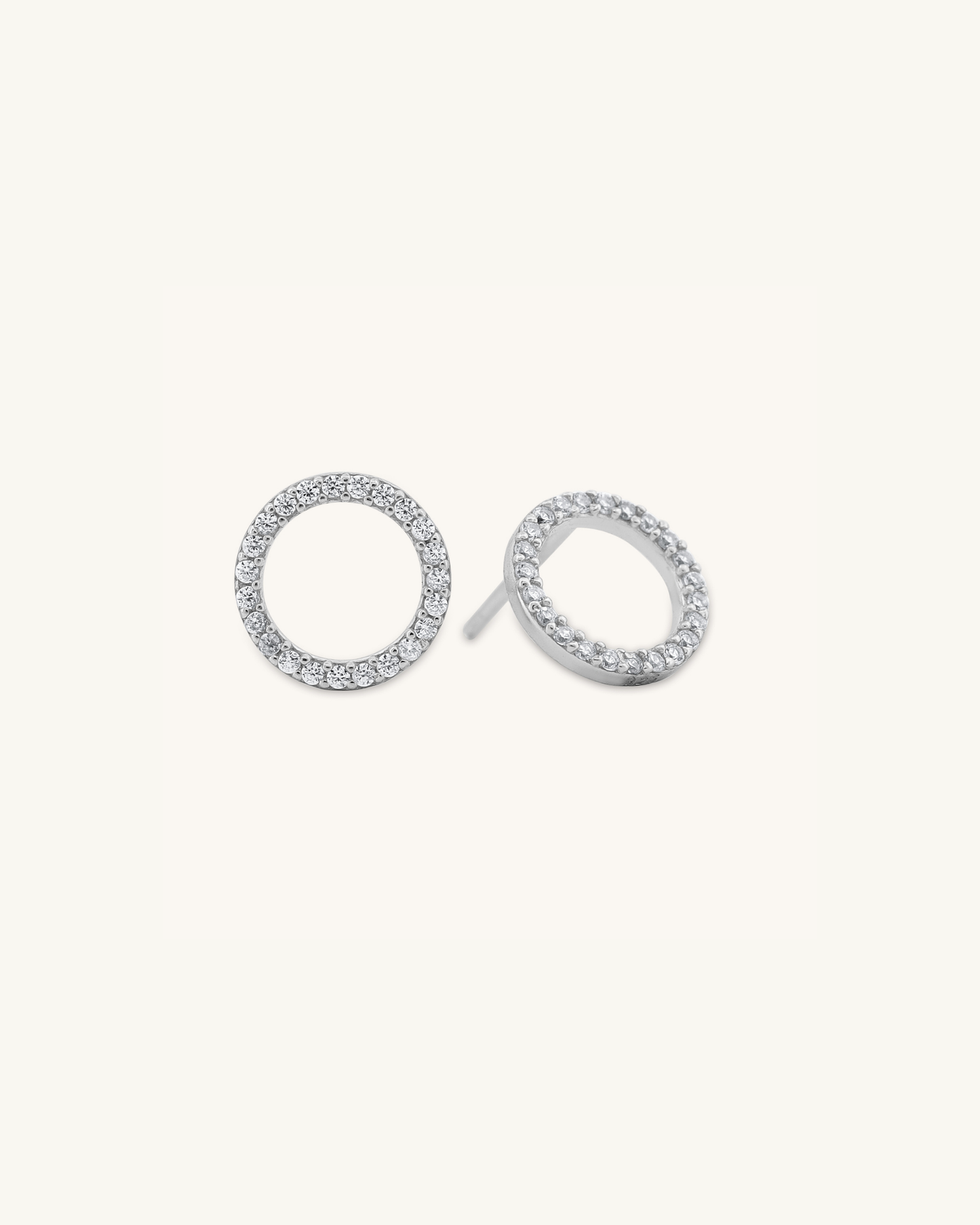 Circle Design Studs