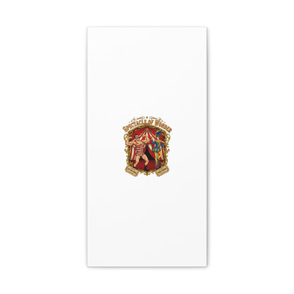 Spectacle of Wonder Circus Art Print, Canvas | Vintage Carnival Design