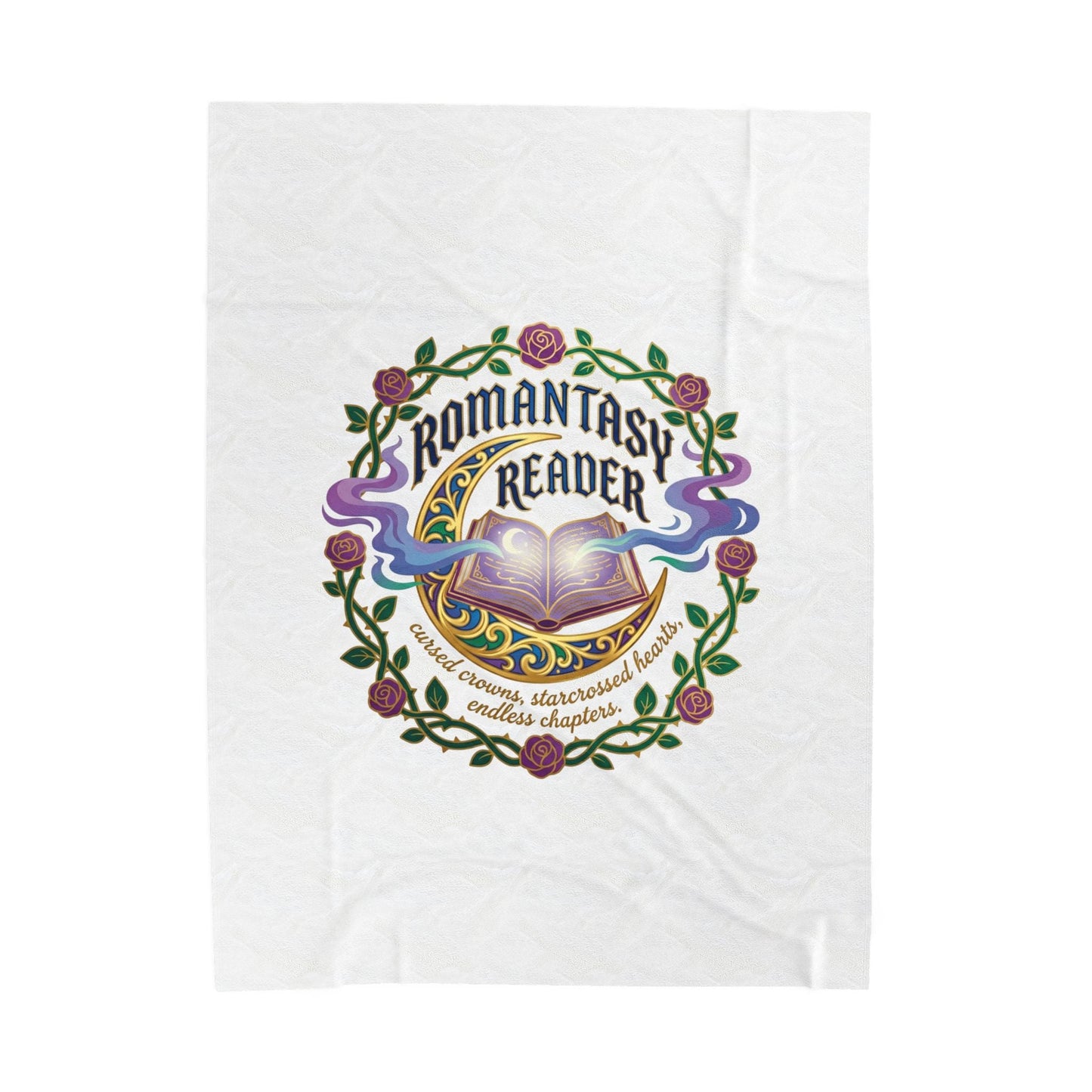 Romantasy Reader Blanket | romantasy, book lover, enchanted