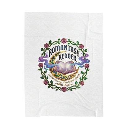 Romantasy Reader Blanket | romantasy, book lover, enchanted