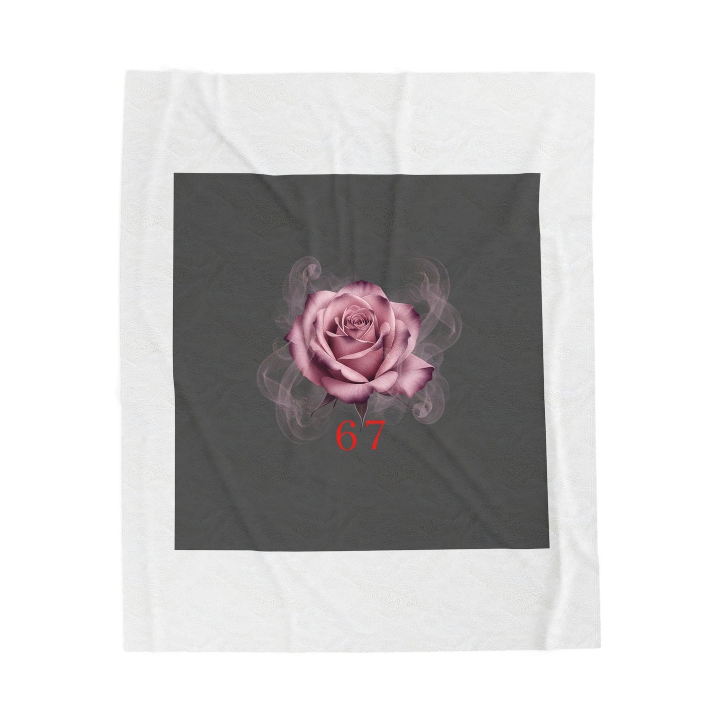 Moon Rose Valentine's Blanket | Viral Gothic Rose Velveteen | Dark Romance Valentine's Gift