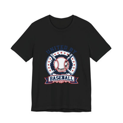United by Baseball Tee | Patriotic Baseball Shirt, Vintage Red White Blue